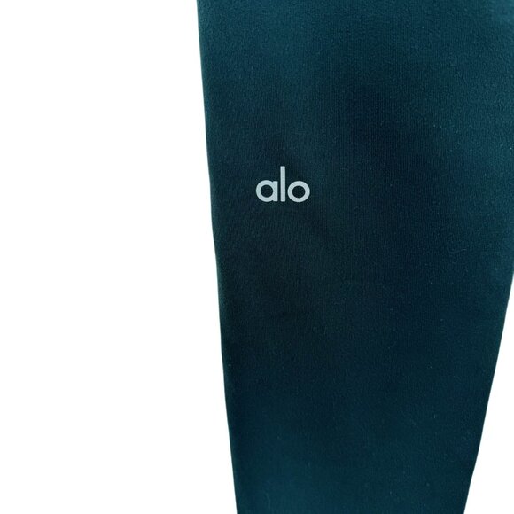 Alo Airbrush 7/8/ High Waist Dark Green Leggings XS - Picture 8 of 10